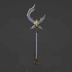 STAR GUARDIAN SORAKA SCEPTER FOR COSPLAY