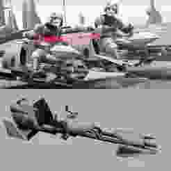 Star Wars - 614-AVA Speeder Bike - Cosplay Prop Vehicle - EVA Foam Template - PDO + PDF Pepakura Pattern