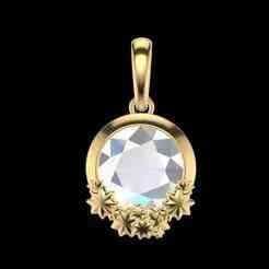 Stars Diamond Pendant