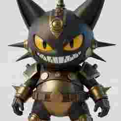 Steampunk Gengar – Shadowforge Chibi Titan