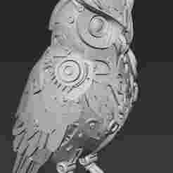 Steampunk owl