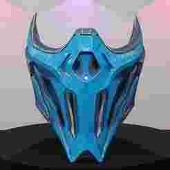 Sub-Zero Mask (Mortal Kombat Inspired)