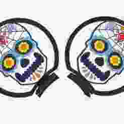 Sugar Skull Mickey Mouse type ears