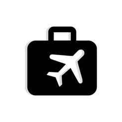 suitcase with a plane taking off from inside 2 - 2D/3D Wall Art STL+SVG For CNC Router, Plasma, Waterjet, Laser & 3D Printer