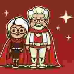 Super Grandparents” Keychain