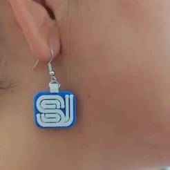 Super Junior Earrings Old Logo