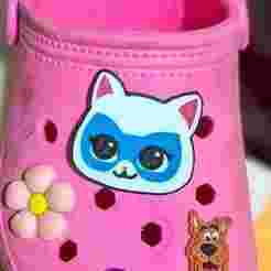 SuperKitties Bitsy Crocs Charm/Jibbitz