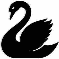 swan with neck curved in a heart shape 1 - 2D/3D Wall Art STL+SVG For CNC Router, Plasma, Waterjet, Laser & 3D Printer