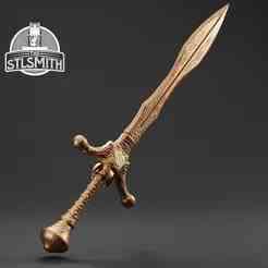 Sword of Aeons Greatsword Fable TLC Life Size Prop STL