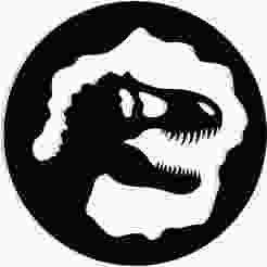 T-Rex skull inside a rock slice 1 - 2D/3D Wall Art STL+SVG For CNC Router, Plasma, Waterjet, Laser & 3D Printer