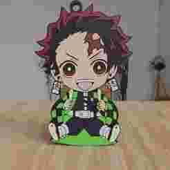 Tanjiro Chibi- Key ring 2D
