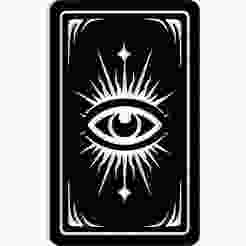 tarot card with an eye and rays inside 2 - 2D/3D Wall Art STL+SVG For CNC Router, Plasma, Waterjet, Laser & 3D Printer