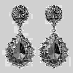 Teardrop Diamond Earrings