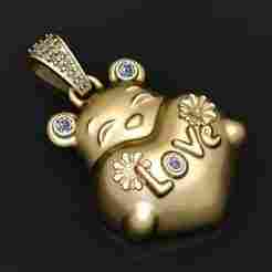 Teddy Love Charm Pendant