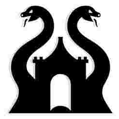 temple gate with twin cobras forming the entrance 2 - 2D/3D Wall Art STL+SVG For CNC Router, Plasma, Waterjet, Laser & 3D Printer