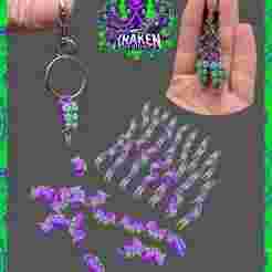 Tentacle Earrings / Keyring