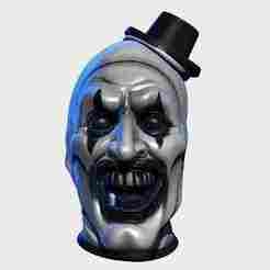 Terrifier Bust - Art of the Clown - 3D model for SLA and FDM printing