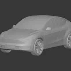 Tesla Model Y 2021 - Complete 3D Model (Printable)