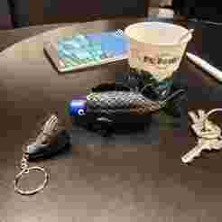 The Ch(ap)sticklefish - A Lip Balm Hiding Keychain!