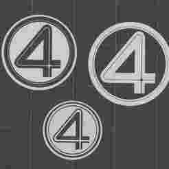 The FANTASTIC 4 2025 emblem logo cosplay