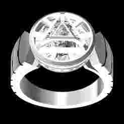 The Iron Man Arc Reactor Theme Mens Ring