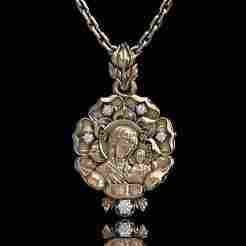 THE KAZAN MOTHER OF GOD PENDANT 3D print model