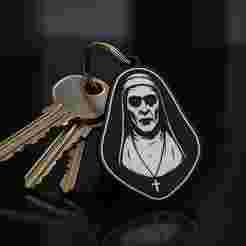 the nun keychain