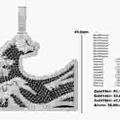 The Ocen Waves Diamond Pendant