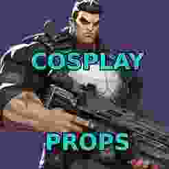 The Punisher Frank Castle Jon Bernthal Mcu Daredevil Born Again Punisher, Costume Marvel Rivals Full armor, weapon Gun and props Cosplay Kit , kitbash  Gift holiday free