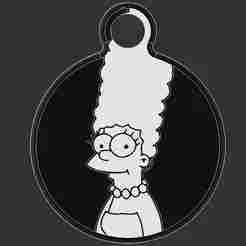 The Simpsons - Marge Keyring
