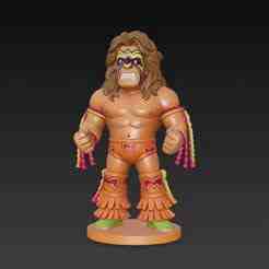 The ultimate warrior - 3D figure Infinity/Disney style (100 mm)