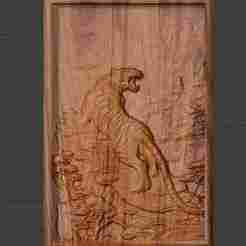 Tiger Mountain Relief 3D Model for CNC and 3D Printing