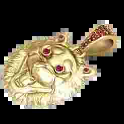 tiger pendant 3d printable model