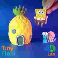 TINY FLEXI - SpongeBob SET