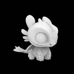 Toothless Dragon 3D Printable Model