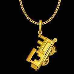 Train pendant charm