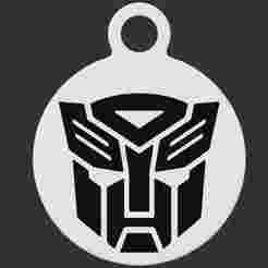 Transformers - Optimus Prime Logo Keyring