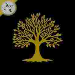 Tree - Silhouette - 2D Wall Art Decor