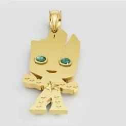 tree character pendant 3D printable model