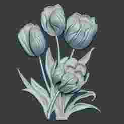 Tulip design blossom