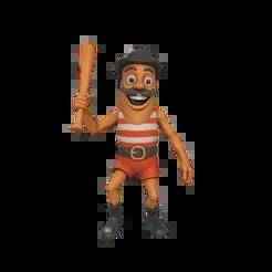 🥁👹 Tung Tung Tung Tung Sahur Halloween Edition - STL 3D Figure 💀