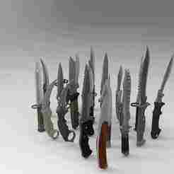 Ultimate CS Knife Collection – All the 22 Knives in 3D Printable Format