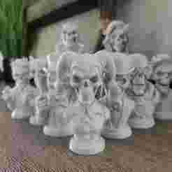 🦴 Undead DC Villains Bust Set