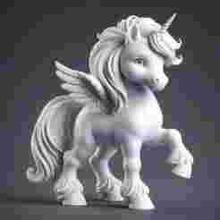 Unicorn - horse with wings