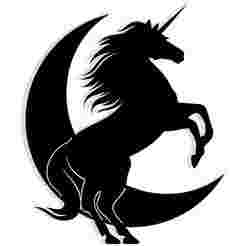 unicorn with its mane flowing into the shape of a crescent moon 1 - 2D/3D Wall Art STL+SVG For CNC Router, Plasma, Waterjet, Laser & 3D Printer