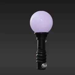 Unofficial K-Pop Inspired Lightstick Keychain - High-Detail Miniature STL for Printing & Gifting