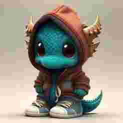 Urban vibes / urban baby dragon 13 / art toy / magic makes