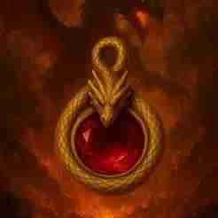 Valakas Necklace - Inspired by Lineage 2 | 3D Epic Jewelry