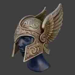 Valkyrie's Winged Helmet