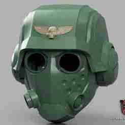 Veteran Class Scion Helmet 1:1 Cosplay Replica DARKTIDE